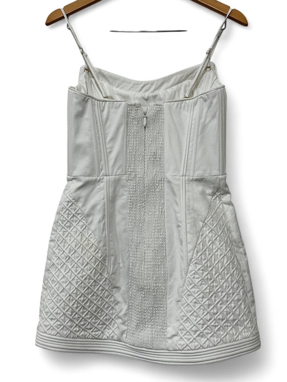 Zimmermann White Rebellion Corded Mini Dress. - Picture 4 of 7